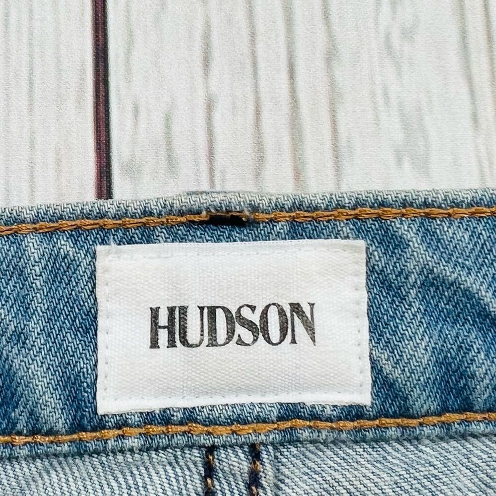🇬🇧Hudson Riley Crop Relaxed Straight Jeans Size 26 - Picture 8 of 13